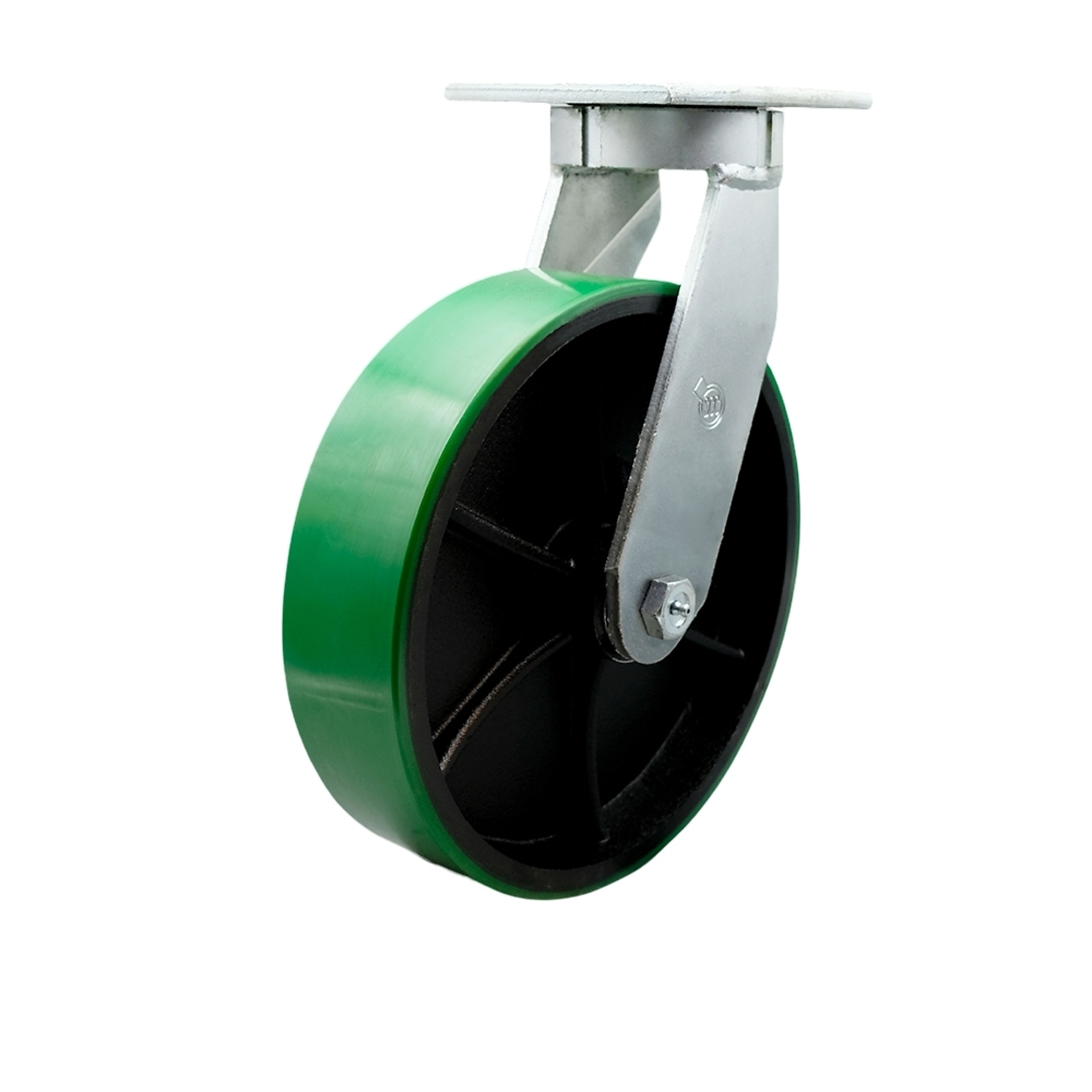Service Caster, 10in. x 3in. Plate Caster, Wheel Diameter 10 in, Caster Type Swivel, Package (qty.) 1, Model# SCC-KP92S1030-PUR-GB